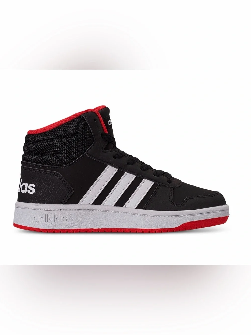 🆕 Adidas Hoops Mid 2.0 K High-Top Basketball Sneakers Boys Size 2.5 Youth